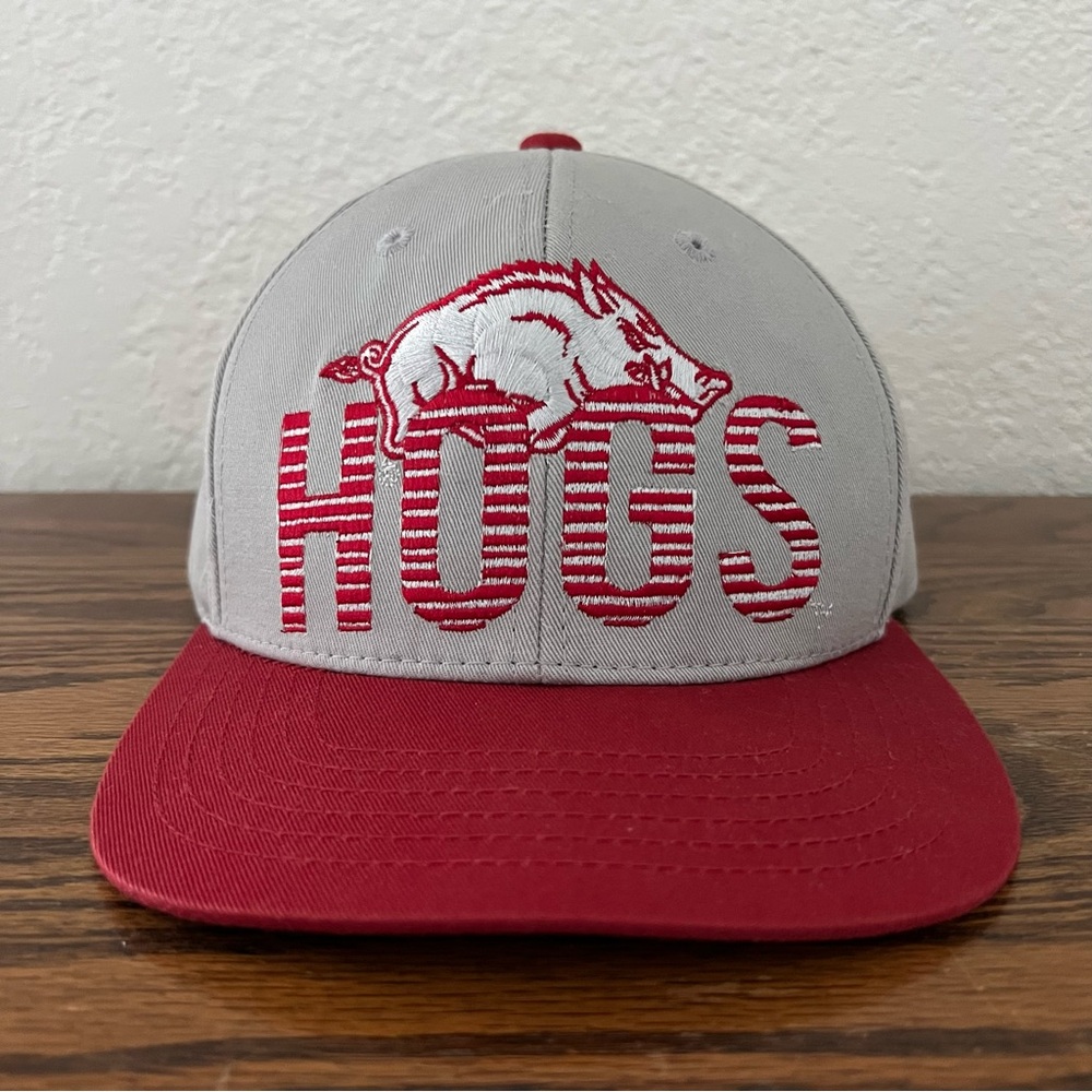 Vintage University of Arkansas Razorbacks Hogs Russell Athletic Snapback Hat